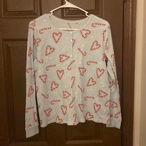 Justice Girls 14/16 Christmas Pajama Top